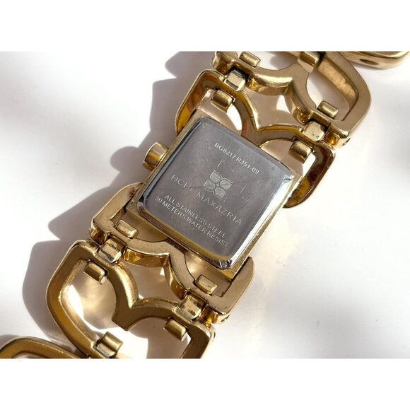 BCBG Maxzaria BG8217-R351-09 Gold T Ladies Vintage Wristwatch - 19mm - WORKS! - Picture 7 of 15